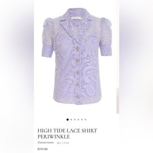 Zimmermann
High Tide Lace Shirt